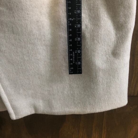 Banana Republic Womens Coat Tan Full Length Timeless Topcoat Wool Blend Medium - Picture 8 of 13